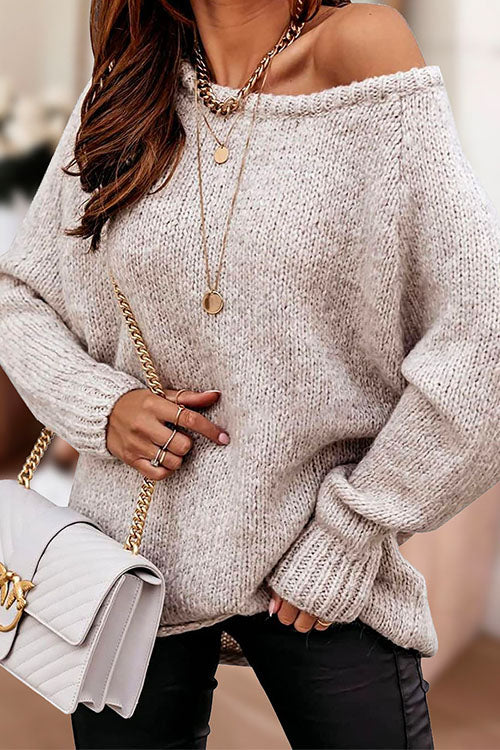 Trixiedress Long Sleeve Knit Pullover Sweater