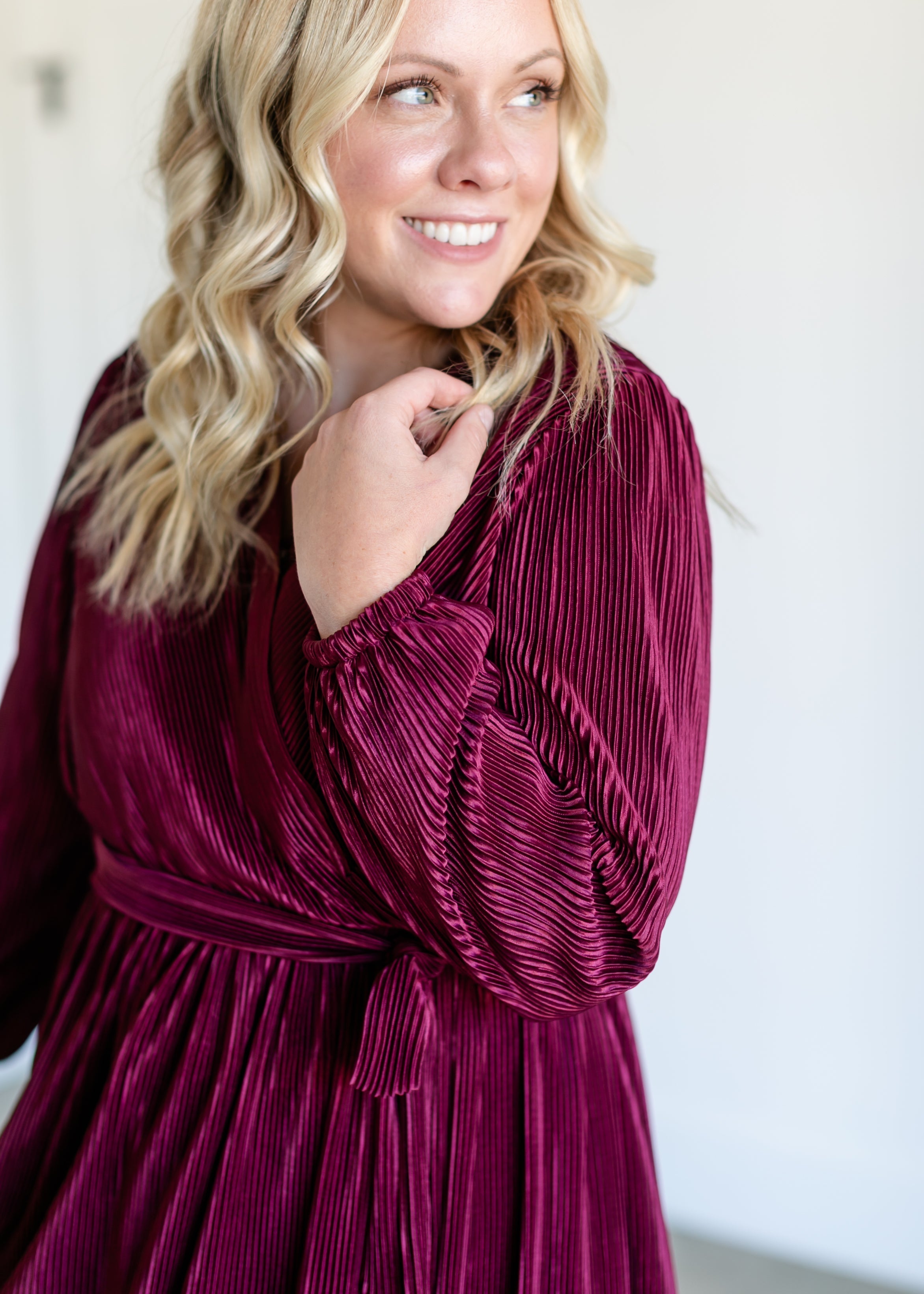 Marilyn Faux Wrap Maxi Dress