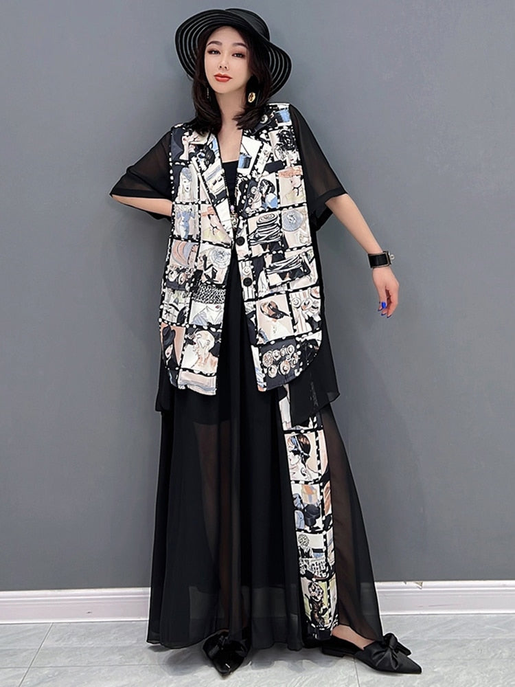 Katy Oversized Top & Skirt 2-Piece Set