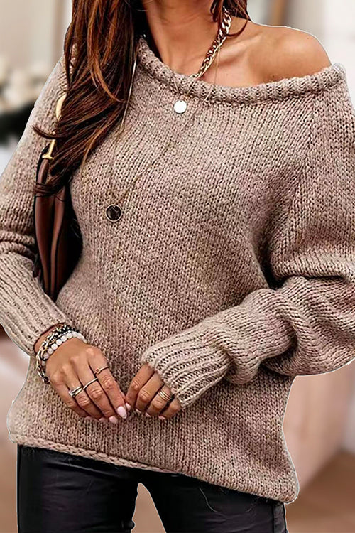 Trixiedress Long Sleeve Knit Pullover Sweater